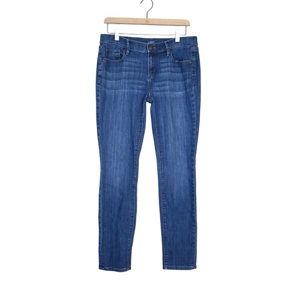 LOFT Womens 10 Dark Wash Modern Skinny Jean